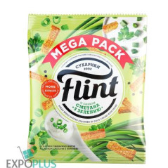K040 FLINT WHEAT RUSKS WITH SOUR CREAM AND GREENERY(18X110G)