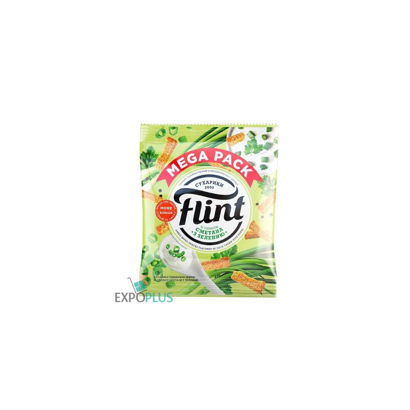 K040 FLINT WHEAT RUSKS WITH SOUR CREAM AND GREENERY(18X110G)