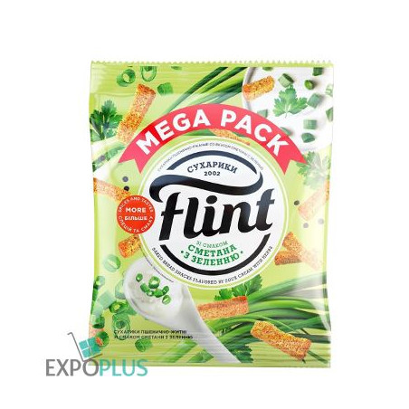 K040 FLINT WHEAT RUSKS WITH SOUR CREAM AND GREENERY(40X110G)