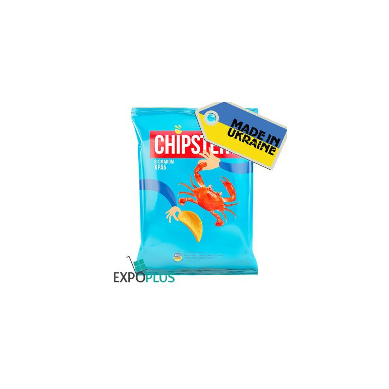 K058 CHIPSTERS CHIPS WITH CRAB (16X120G)