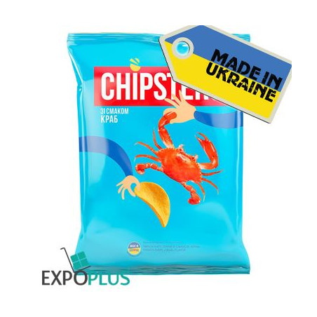 K058 CHIPSTERS CHIPS WITH CRAB (16X120G)