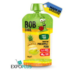 K086 BOB SNAIL SMOOTHIE PINEAPPLE/PEAR/APPLE (10X120G)