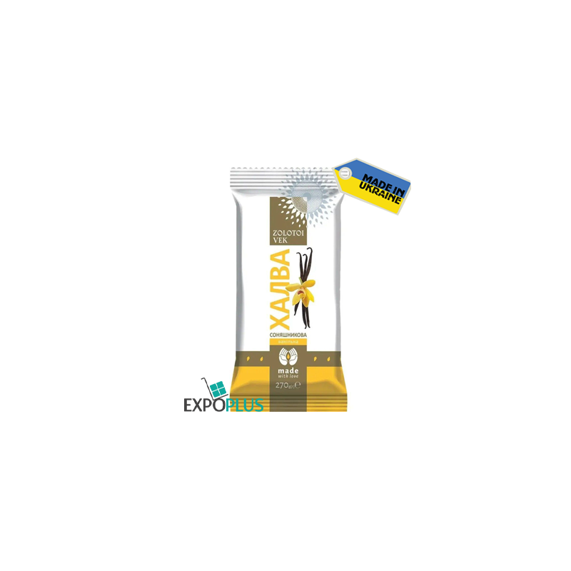 K100 ZOLOTYI VIK SUNFLOWER HALVA VANILLA (20X270G)TS