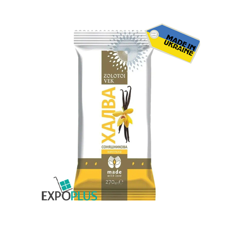K100 ZOLOTYI VIK SUNFLOWER HALVA VANILLA (20X270G)TS