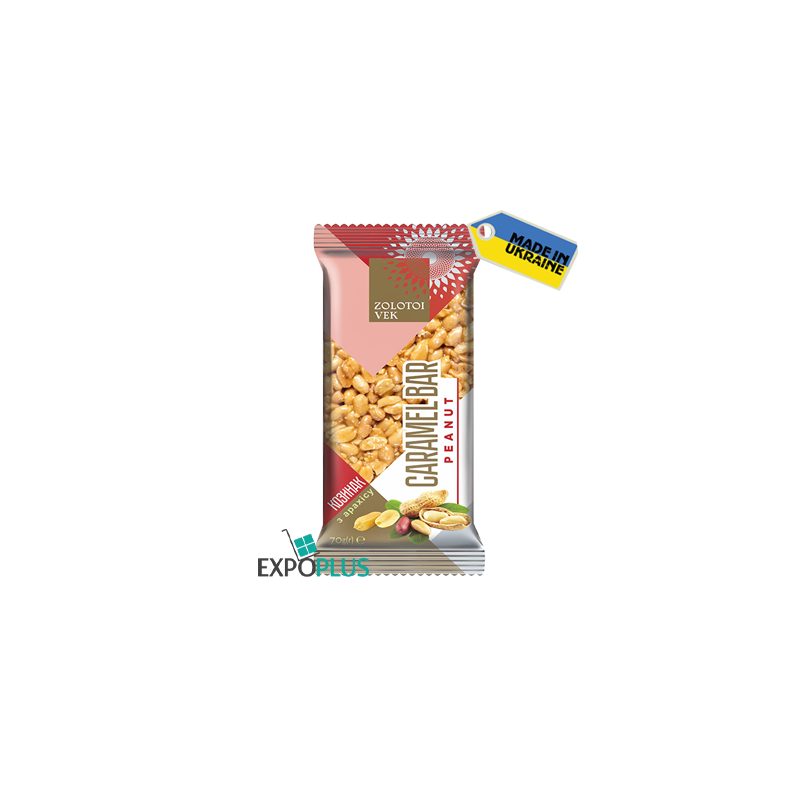 K103 ZOLOTYI VIK PEANUT CARAMEL BAR (36X80G)