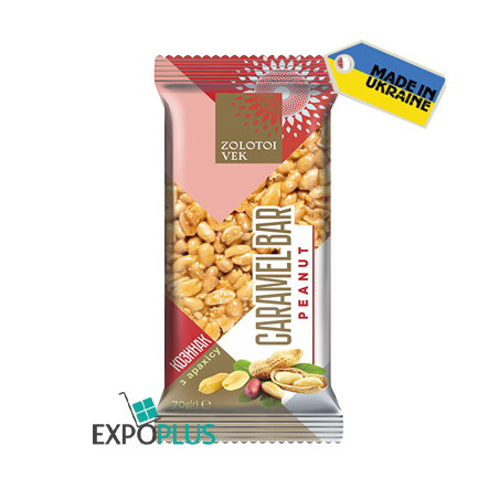 K103 ZOLOTYI VIK PEANUT CARAMEL BAR (36X80G)