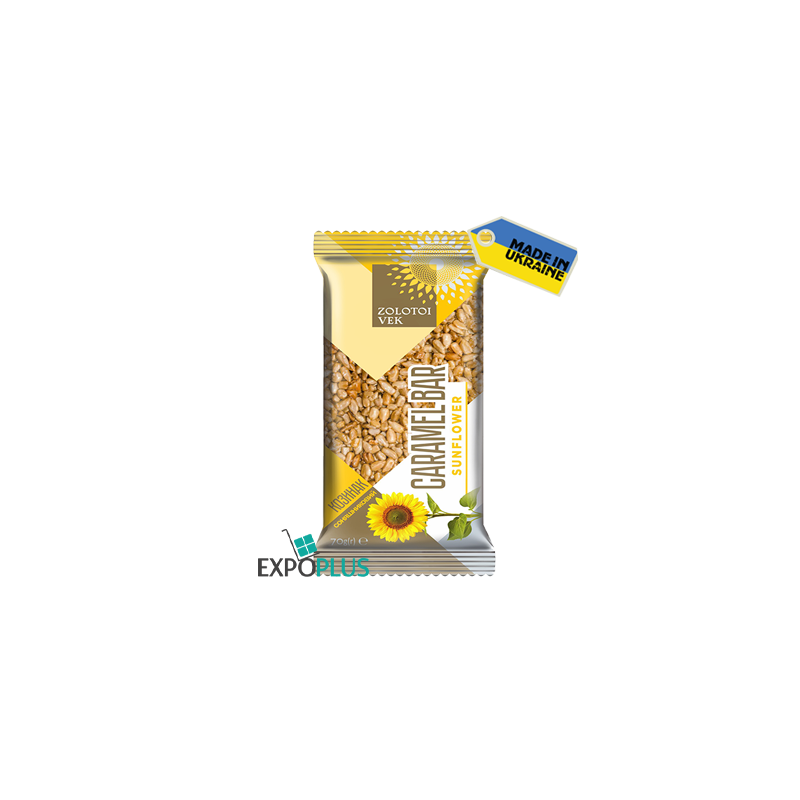 K104 ZOLOTYI VIK SUNFLOWER CARAMEL BAR (48X60G)TS