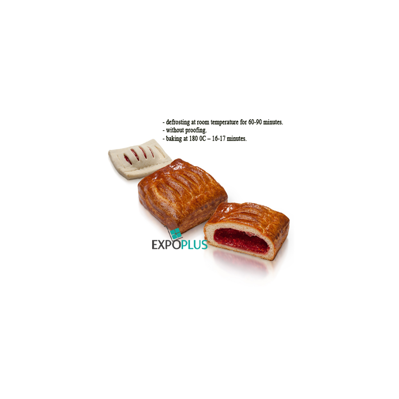 C196 KULINICHI RASPBERRY STRUDEL (40X100G)