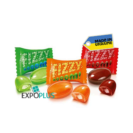 K225 ROSHEN FIZZY BOOM HARD CANDY WITH FIZZY FILL.(7X1KG)