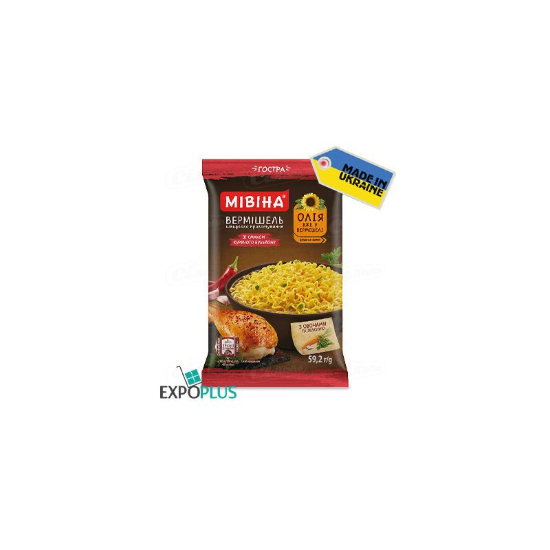 K230 MIVINA NOODLES CHICKEN SPICY(72X59.2G)