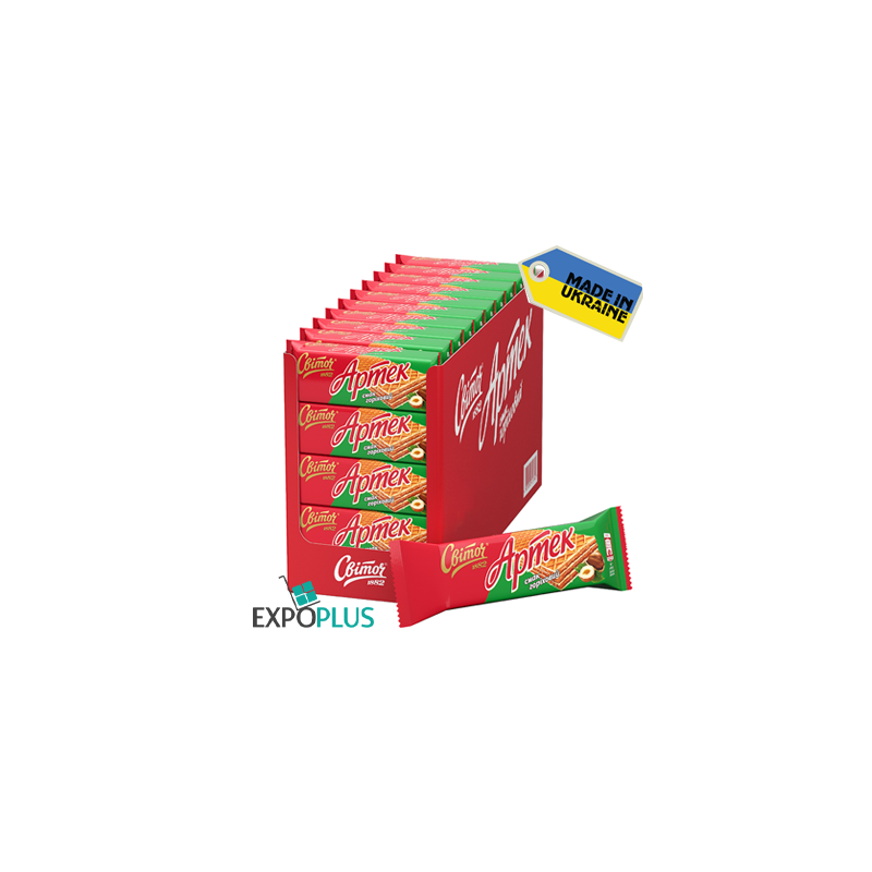 K249 SVITOCH ARTEK WAFFELS WITH NUTS (45X71G)