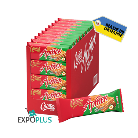 K249 SVITOCH ARTEK WAFFELS WITH NUTS (45X71G)