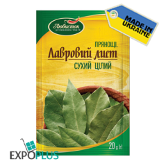 K254 LUBYSTOK BAY LEAVES DRIED WHOLE (60X20G)