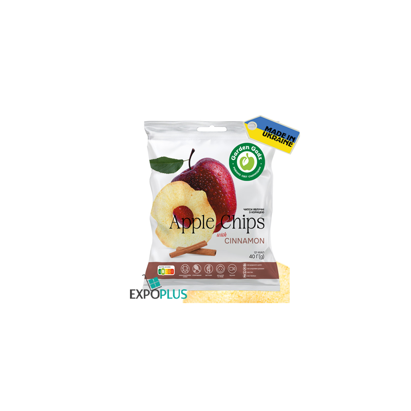 K261 GADZ APPLE CHIPS WITH CINNAMON (20X40G)