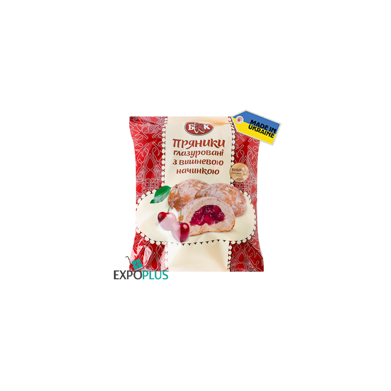 K360 KBV GLAZED GINFERBRAD CHERRY FILLING (18X300G)PRYANIK