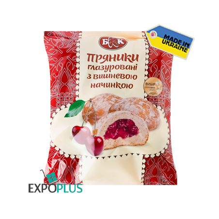 K360 KBV GLAZED GINFERBRAD CHERRY FILLING (18X300G)PRYANIK