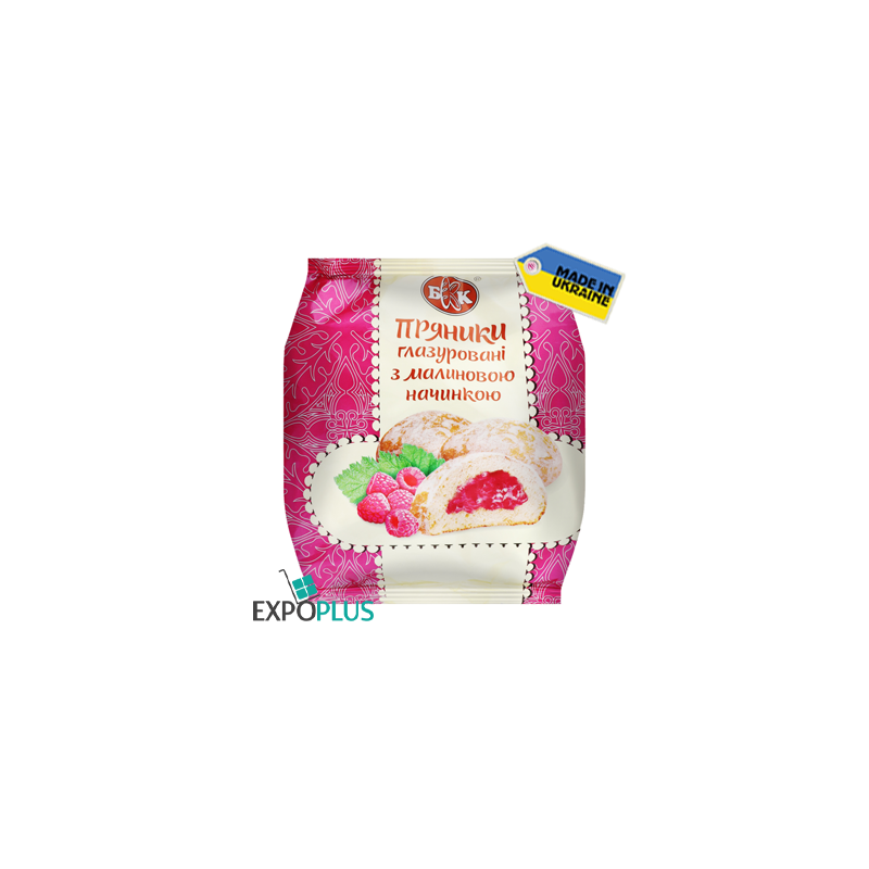 K361 KBV GLAZED GINGERBREAD RASPBERRY FILLING(22X190G)PRYANI