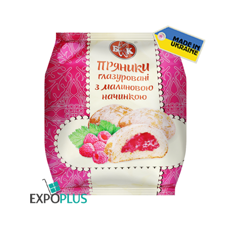 K361 KBV GLAZED GINGERBREAD RASPBERRY FILLING(22X190G)PRYANI
