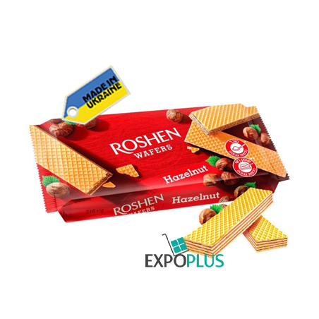 K432 ROSHEN WAFERS HAZELNUT (16X216G)