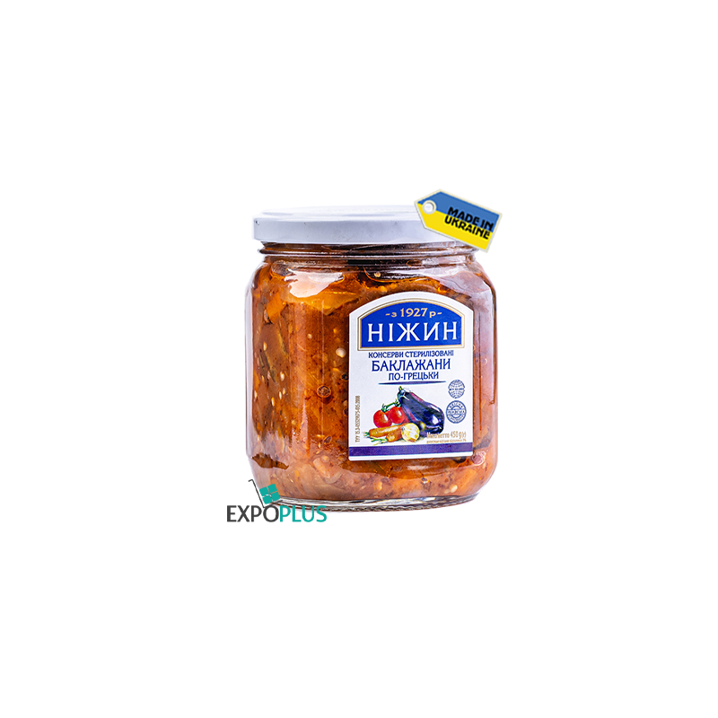 K466 NIZHYN EGGPLANTS GREEK STYLE (12X450G)PO-GRECKY BAKLAJ