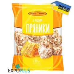 K498 KYIVHLIB GINGERBREAD HONEY(10X360G)PRYANIKI Z MEDOM