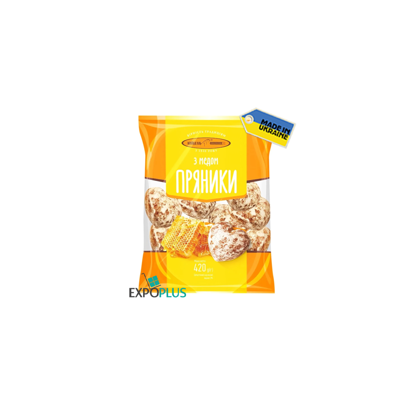 K498 KYIVHLIB GINGERBREAD HONEY(10X360G)PRYANIKI Z MEDOM