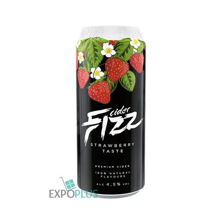 N010 FIZZ STRAWBERRY 4% (24X500ML)