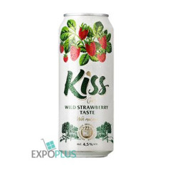 N012 KISS WILD STRAWBERRY 4.5% (24X500ML)