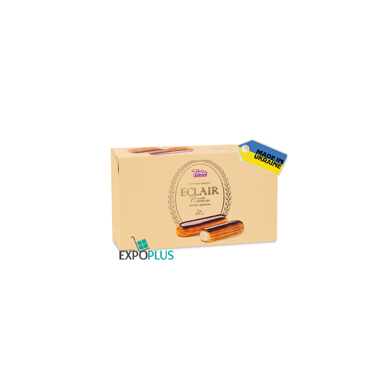 C263 TARTA CAKES CUSTARD ECLAIR WITH CREAM (3X300G)