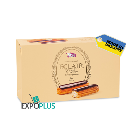 C263 TARTA CAKES CUSTARD ECLAIR WITH CREAM (3X300G)