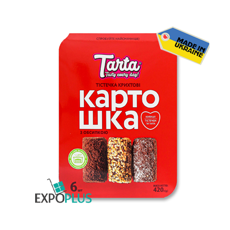 C264 TARTA CAKES CRUBLY KARTOSHKA WITH SPRINKLES (6X420G)
