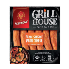 A069 SOKOLOW GRILL KIELBASA PIKNIKOWA Z SEREM (10X900G)