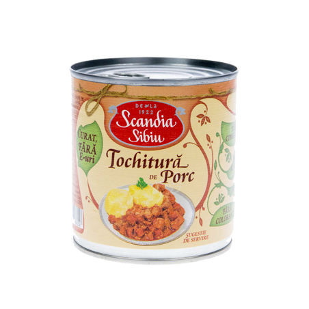 Q044 SCANDIA SIBIU TOCHITURA DE PORC 6X400G
