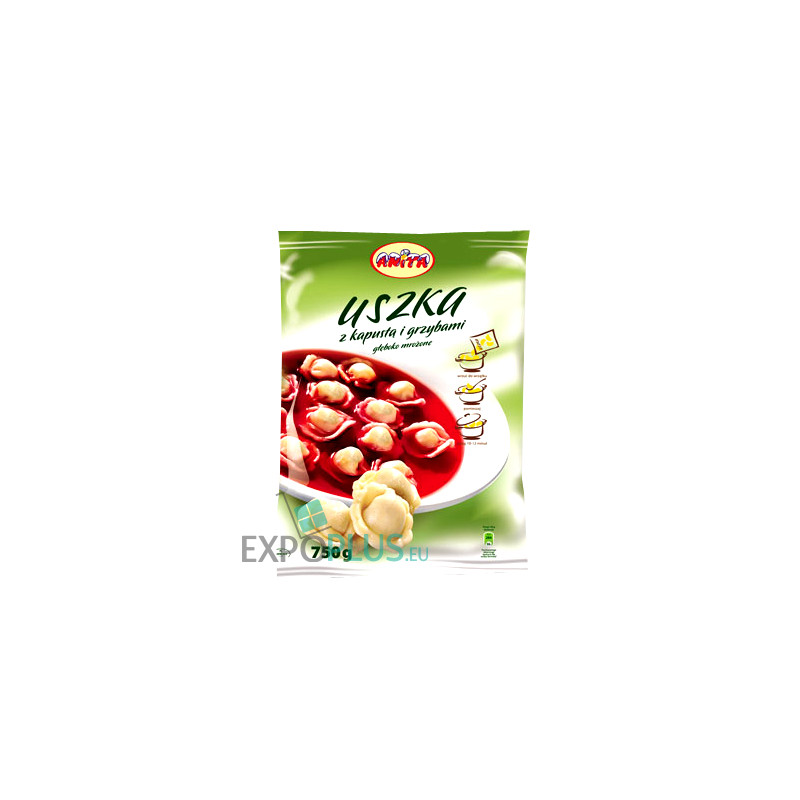 C306 ANITA USZKA Z KAPUSTA I GRZYBAMI LESNYMI 12X750G