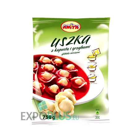 C306 ANITA USZKA Z KAPUSTA I GRZYBAMI LESNYMI 12X750G