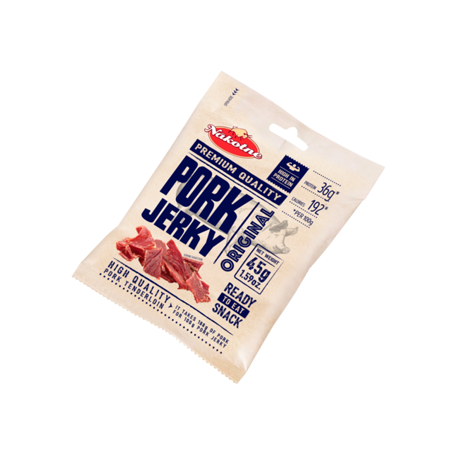 A174 NAKOTNE SNACK PORK JERKY (10X45G)PRICE PER BOX