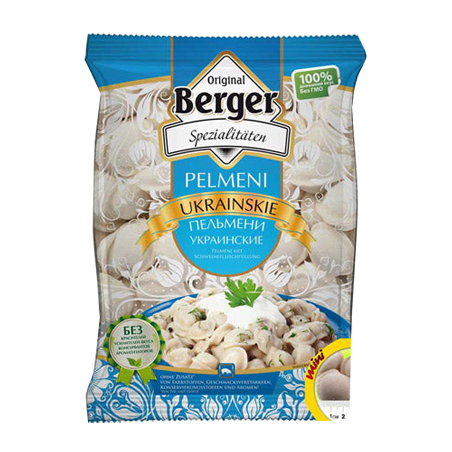 C373 BERGER DUMPLINGS UKRAINSKIE 12X900G
