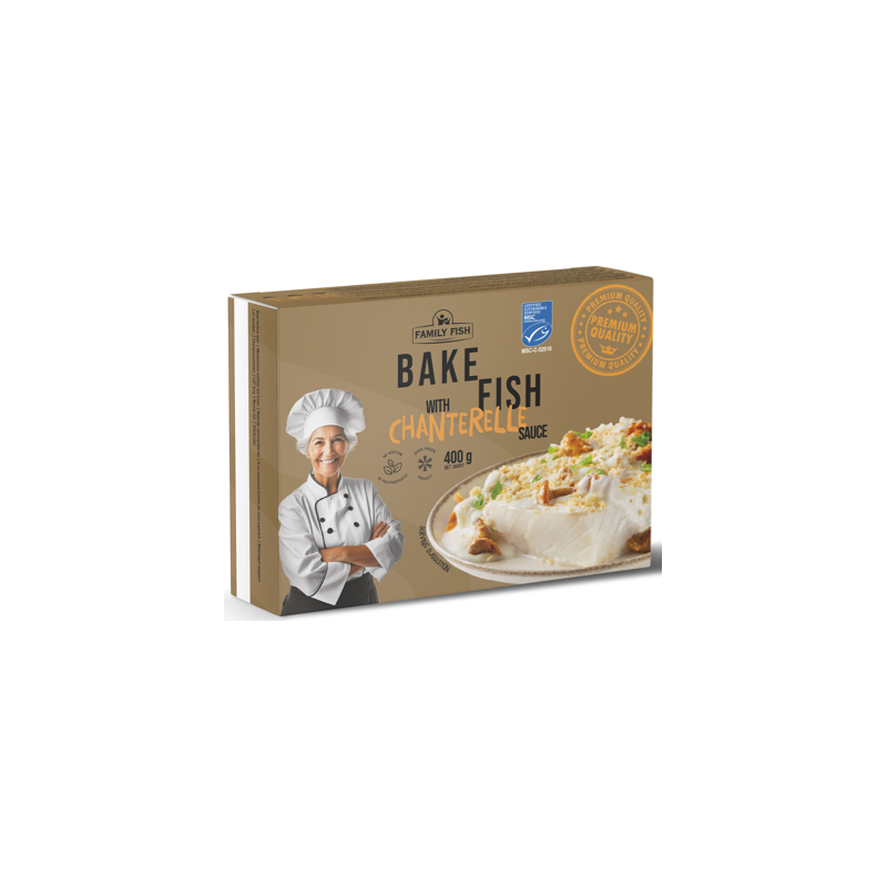 C378 BAKE FISH WITH CHANTERELLE SAUCE (16X400G)