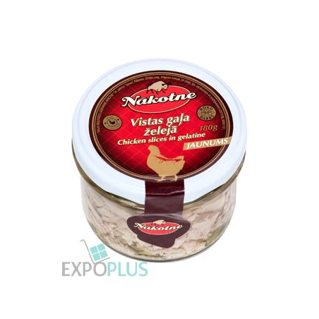 I117 NAKOTNE VISTAS GALA ZELEJ.(6X180G)CHICKEN SLICES