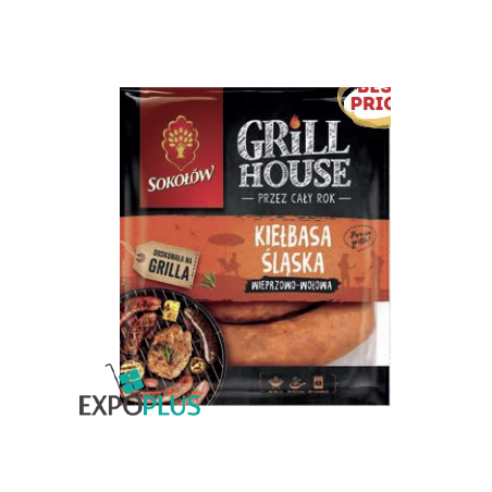 A082 SOKOLOW BBQ SILESIAN SAUSAGE/KIELBASA SLASKA (10X660G)