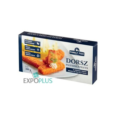 C392 FAMILY FISH DORSZ PALUSZKI Z FILETA(10X300G)