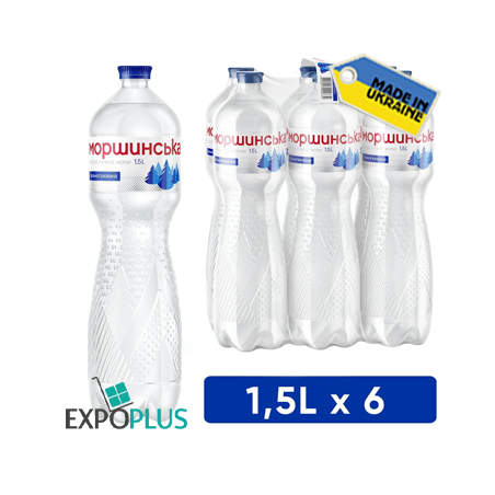 X067 MORSHYNSKA NATURAL MINERAL WATERCARBONATED (6X1.5L)