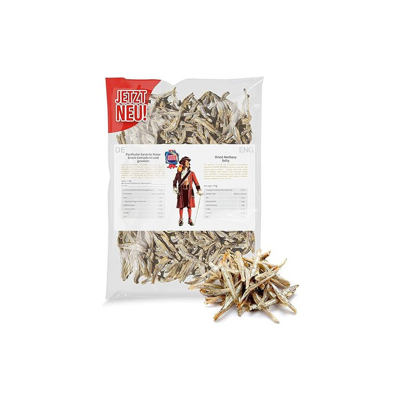 Y001 MSDM DRIED ANCHOVY SALTY 1KG