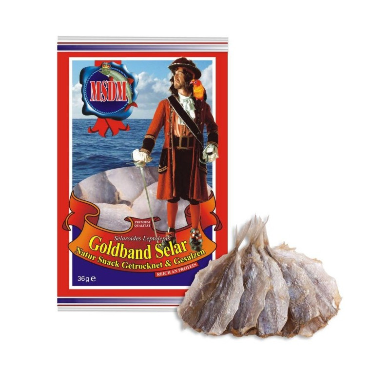 Y009 MSDM YELLOW STRIPED TREVALLY SALTED (25X36G)