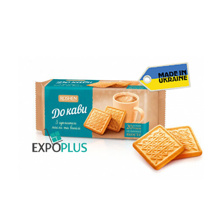 K226 ROSHEN SUGAR BISCUITS K KOFE VANIL/BUT AROMA (28X185G)