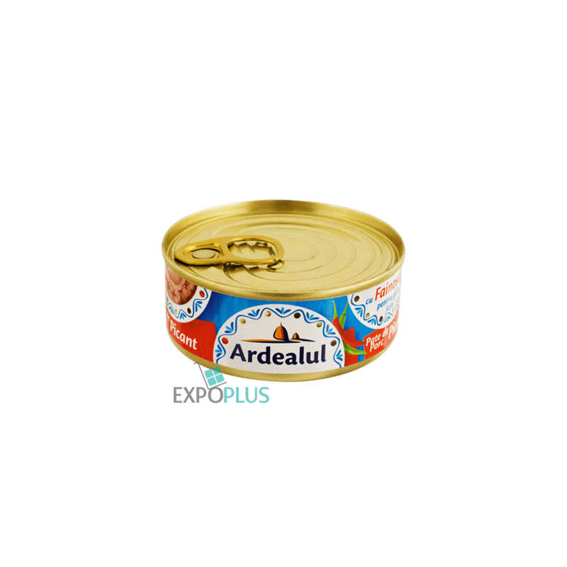 Q398 ARDEALUL PATE PORC PICANT 6X100G