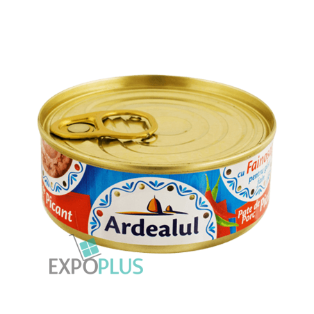 Q398 ARDEALUL PATE PORC PICANT 6X100G