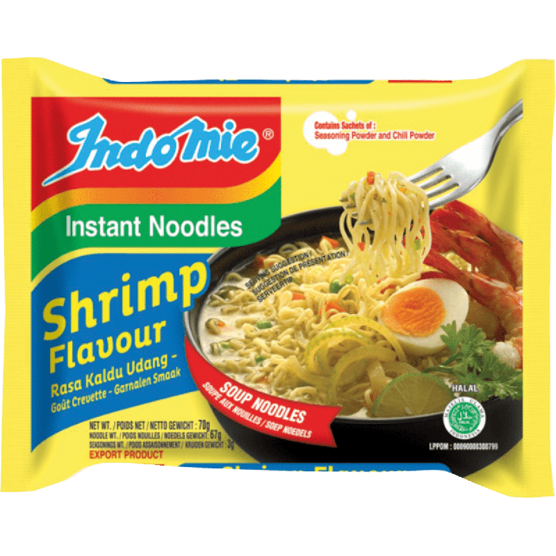 F021 INDOMIE SHRMP (5X70G) 8PCS/BOX