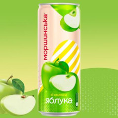 X168 MORSHYNSKA LEMONADE WITH APPLE (12X0.33L)