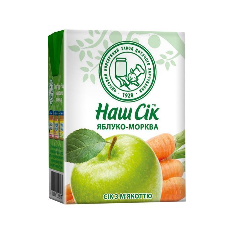 X172 NASH SOK APPLE-CARROT NECTAR (27X200ML)